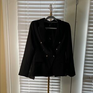 Sincerely Jules Black Double-Breasted Blazer